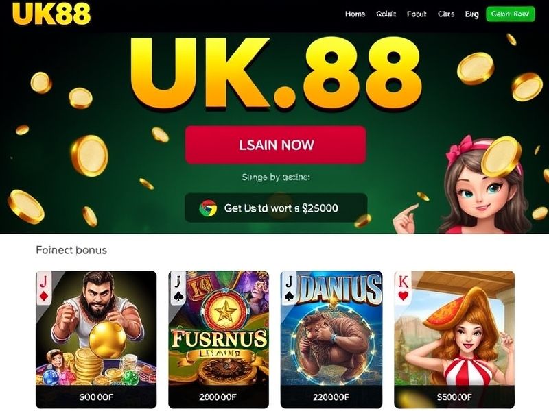 Visit UK88.com for the ultimate online gambling experience. Explore a vast selection of casino games, sports betting, and live dealer tables. Enjoy exclusive promotions, real money rewards, and secure, trusted gameplay.
